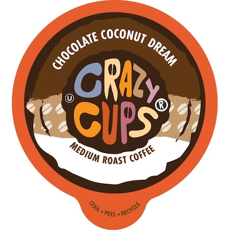 Crazy Cups Crazy Cups Flavored Chocolate Coconut Dream, 22 Ct WM-CC-ChocCoconut-22